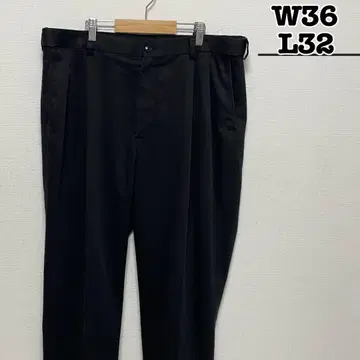 USA 구제 의류 치노 팬츠 코튼 팬츠 2턱 블랙 W36 L32