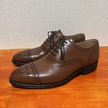 시착만 한 상품  스트레이트 팁 24.5cm 브라운 브라운