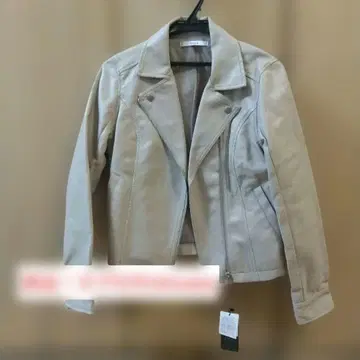 새상품! titivate 아이보리 더블 라이더 자켓 M 사이즈