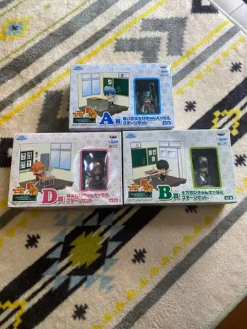 제일복권 은혼 치비큥캐릭터 스테이지 세트 A, B, D 세트 3개 세트