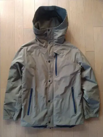 nisica 후드 블루종 충전솜 카키