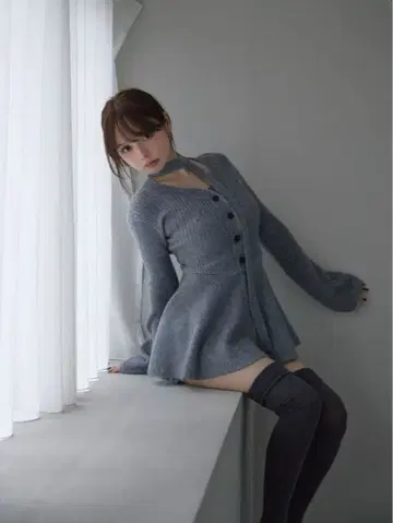 andmary Dahlia tunic set up grey