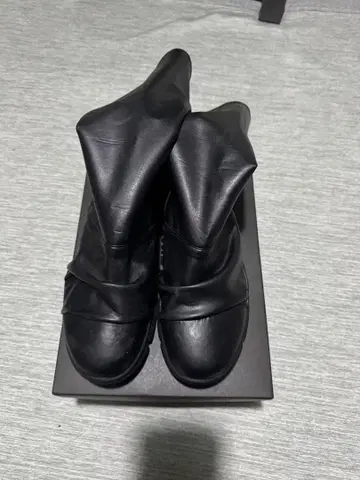 glamb 드레이프 롱 부츠