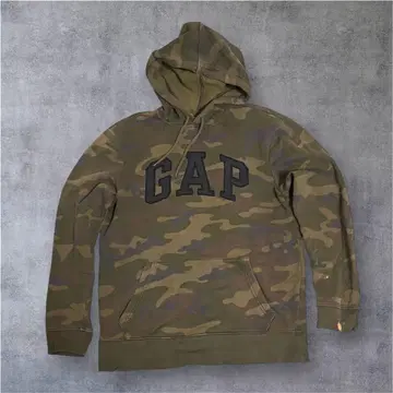 00s GAP 카모플라주 카모플라쥬 후드티 y2k