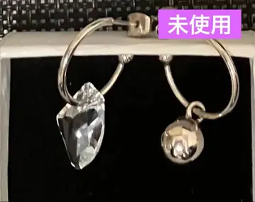 미사용 JUSTINE CLENQUET 프랑스 양쪽 귀걸이 크리스탈 & 공