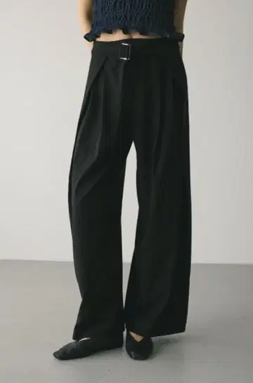 STYLEMIXER 스타일 믹서 허리 디자인 사이드 랩 팬츠