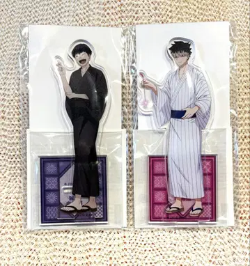 유카타 아크릴 스탠드 견원 세트
