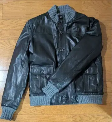 LUIGI BORRELLI 가죽 아우터 사이즈 50