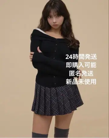 andmary Shannon 튤 니트 탑 블랙