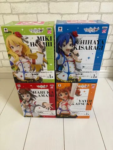 아이돌 마스터 스타피스 메모리즈 피규어 세트 4개 세트 미개봉