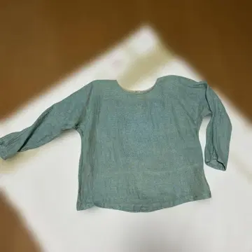 팔라스 팰리스 린넨 7부 소매 셔츠 청록색