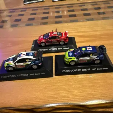 CMs WRC 미니카 세트 포드 푸조