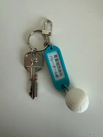 하이큐 트레이딩 고교명 부착 열쇠 참 키링 아오바죠사이 고교