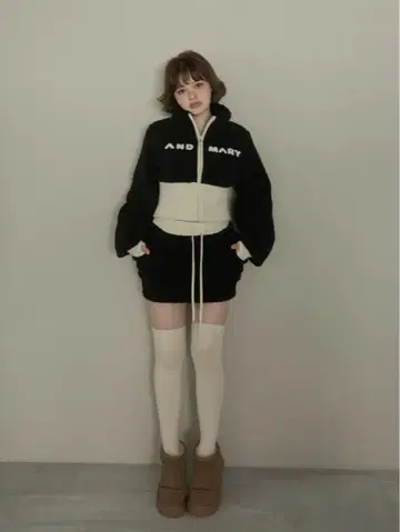 And mary Fluffy mini skirt