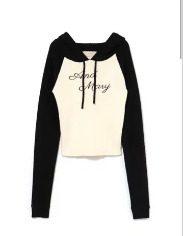 andmary Letter mary 로고 탑 블랙 2