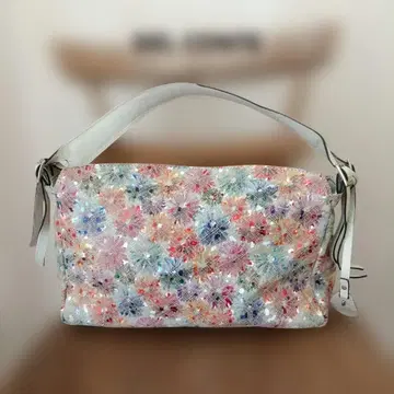 델 콘테 컬러풀 꽃무늬 핸드백
