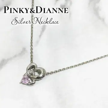 핑키&다이앤/실버 목걸이/액세서리/익명 배송