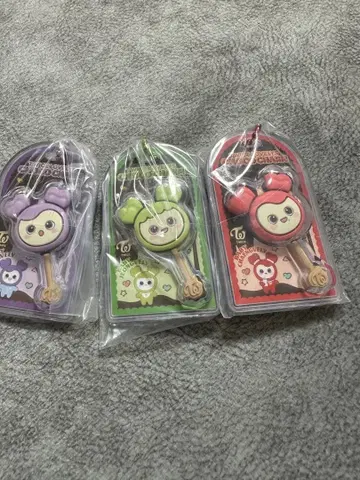 TWICE 초코 코팅 보로 3종 세트 사나, 정연, 채영