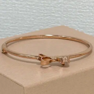 케이트 스페이드 로즈 골드 리본 뱅글