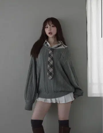 andmary Mimi girls set mini dress gray