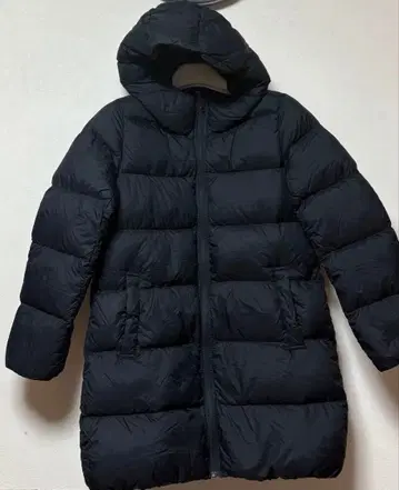 무인양품 다운 코트 여성 M 네이비