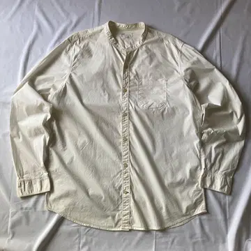 00s GAP 갭 헨리넥 셔츠 화이트 그런지 Y2K