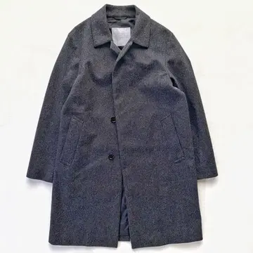 [ 미사용급/캐시미어 혼방 ] 매킨토시 필로소피 헤링본 코트 40