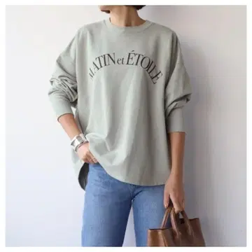 MICA&DEAL "MATIN et ETOILE" 로고 속기모 맨투맨