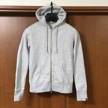 루프 휠러 맨투맨 후드티 XS 여성 그레이 LOOPWHEELER