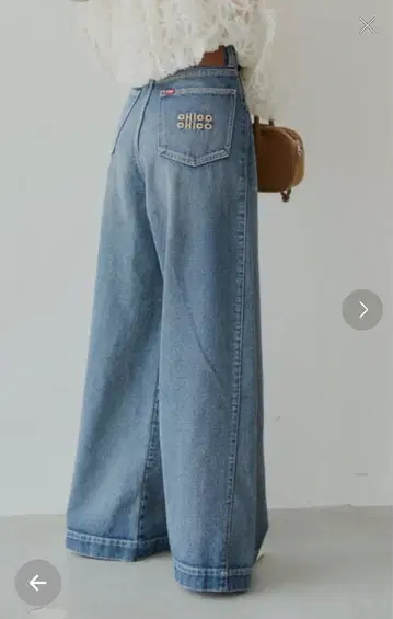 chico 루즈 와이드 데님