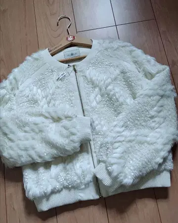 GRACE CONTINENTAL 퍼 블루종