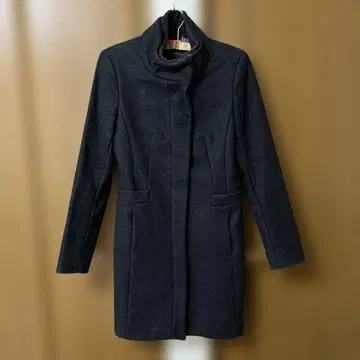 ZARA BASIC 자라 베이직 여성용 코트 스탠드 카라