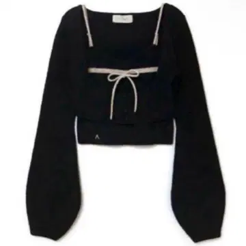 andmary natalie 리본 세트 black