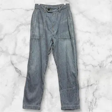 45R 밀 데님 908 베이커 팬츠 스트라이프