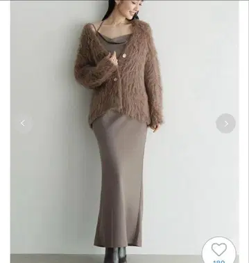 샤기 가디건 snidel