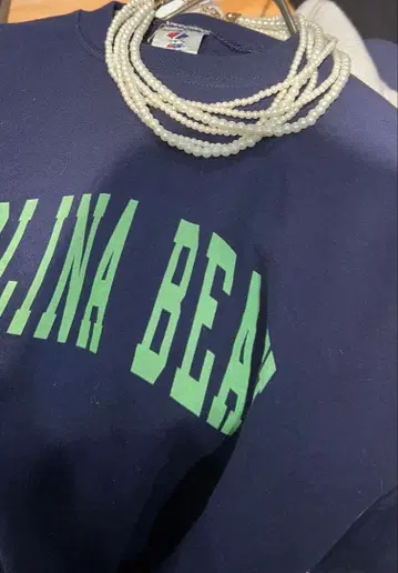 네이비 속기모 트레이닝복