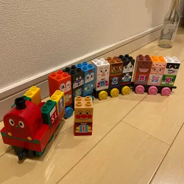 [ 새상품급 ] 호빵맨 SL맨과 123! 숫자 블록 세트