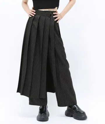 Anui 플리츠 스커트 x 슬랙스