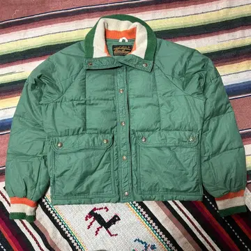80s eddie bauer 에디 바우어 블랙 택 다운 자켓