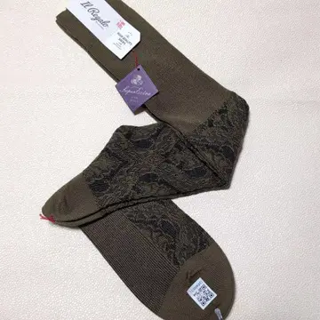 25~27cm 롱 호즈 레가로 IlRegalo 헤리티지 페이즐리 무늬