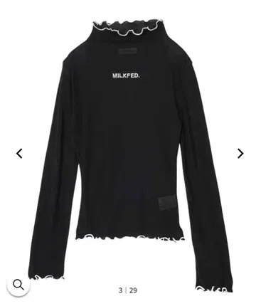 MILKFED. 시스루 상의