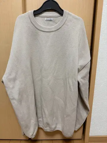 steven alan 베이지 크루넥 스웨터