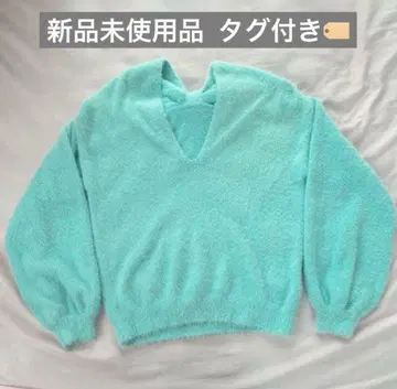 WILLSELECTION 위르셀렉션 스웨터 니트 백리본