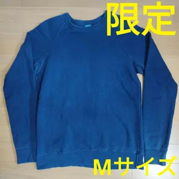 GOOD ON 래글런 크루 맨투맨 M 사이즈 인디고 파랑 네이비