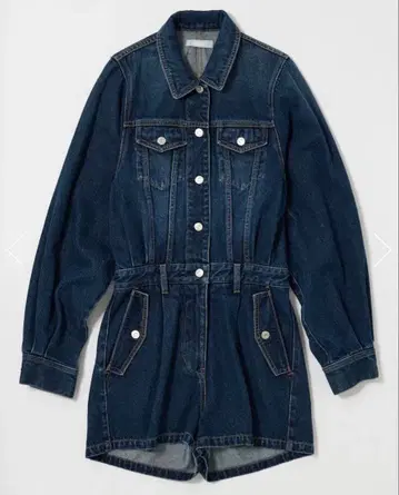 DENIM SHORT 점프 수트 moussy