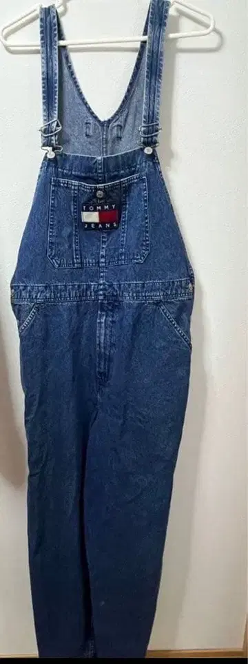 TOMMY JEANS 데님 오버롤