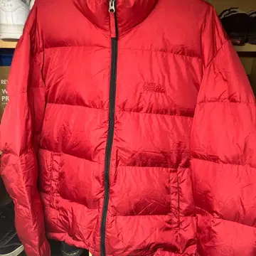 퍼스트 다운 다운 자켓 L 레드