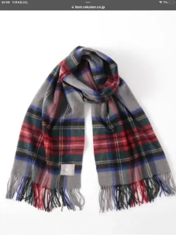 [ 미사용 새상품 ] 캐시미어 스톨 대형 Jubilee Fabric