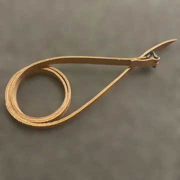 핸더 스킴 가죽 벨트