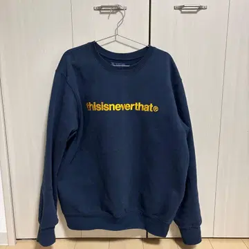 thisisneverthat 로고 맨투맨 L 네이비 새상품급
